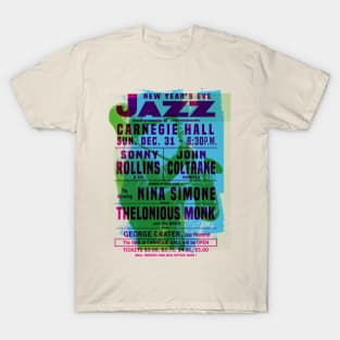 Sonny Rollins tour poster graphic T-Shirt